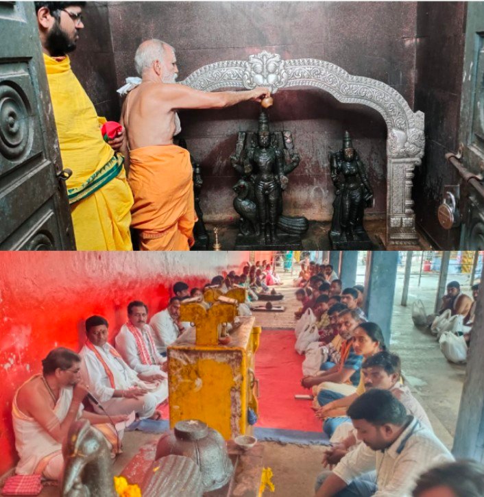 కాళేశ్వరాలయంలో ఘనంగా సుబ్రహ్మణ్యేశ్వర స్వామి షష్టి పూజ