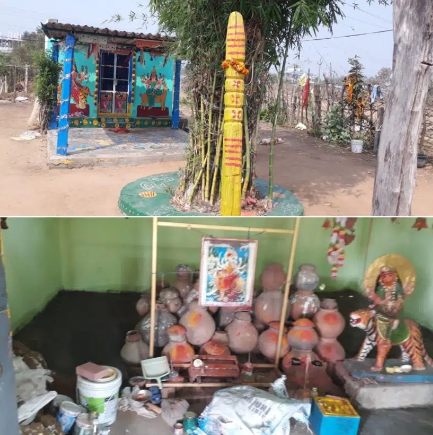 వెంకటాపురం, వాజేడులో ముస్తాబైన అమ్మవార్ల గద్దెలు