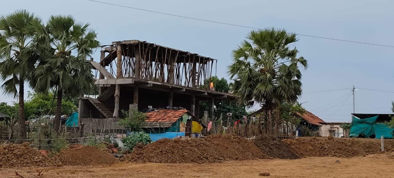 ఏజెన్సీలో నిబంధనలకు విరుద్ధంగా బహుళ అంతస్తు భవనాలు..!