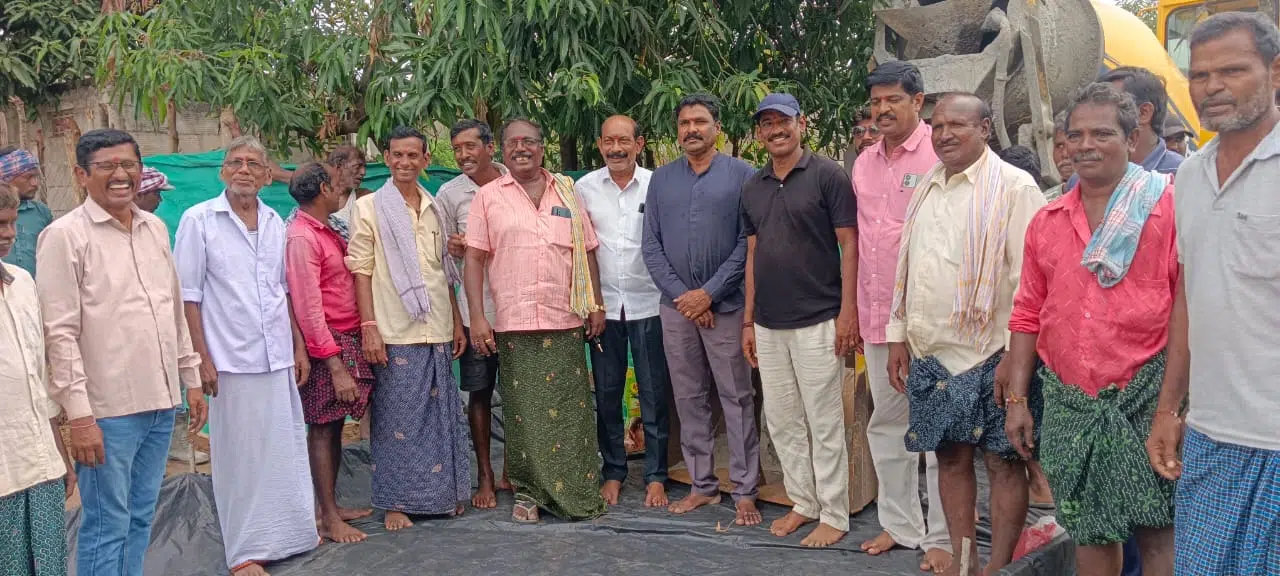 మరికాల పంచాయతీలో అభివృద్ధి పనులకు స్థాపనలు
