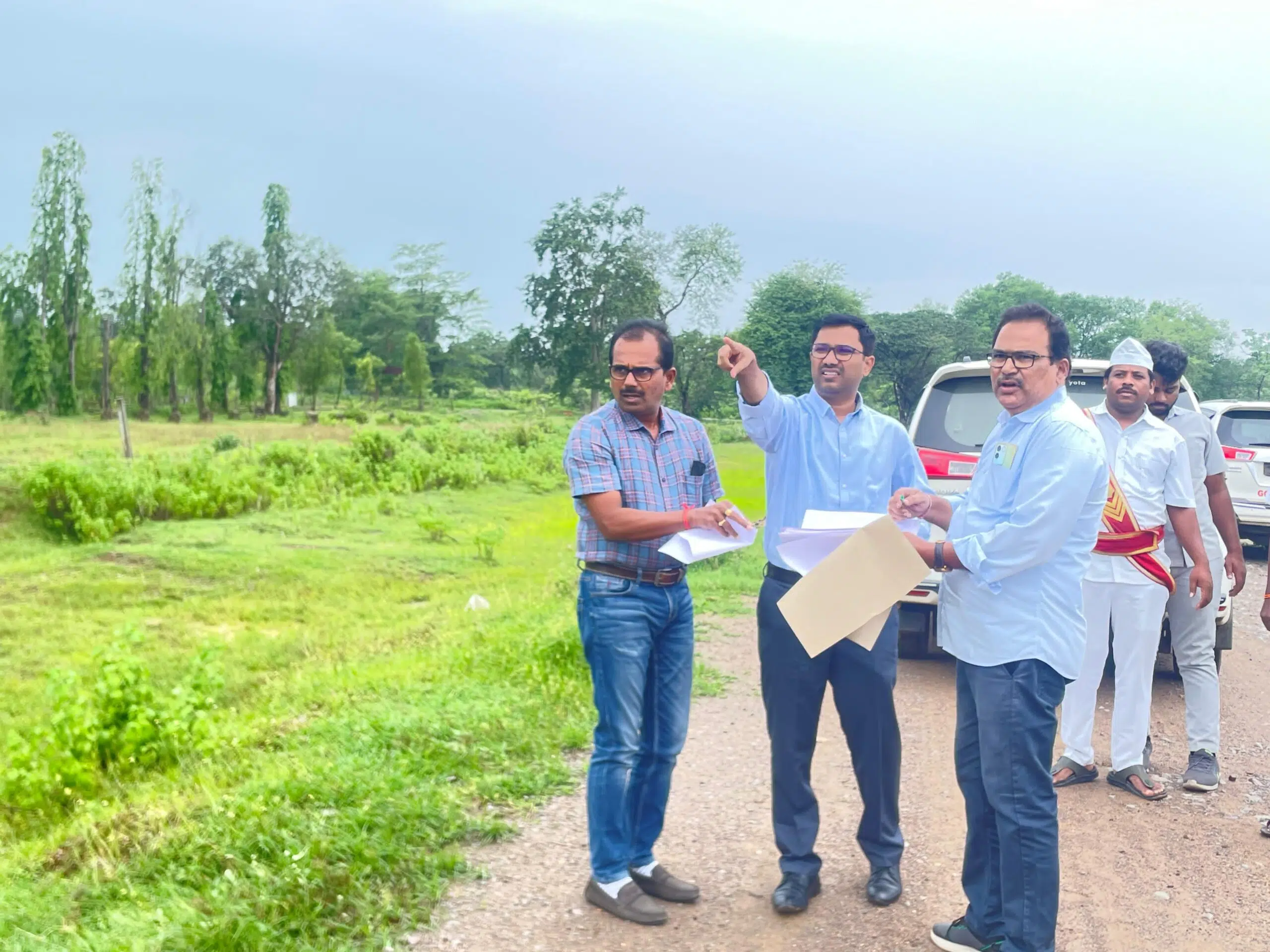 Collector | ఎక్కెల గ్రామంలో ప్రభుత్వ భూముల పరిశీలన