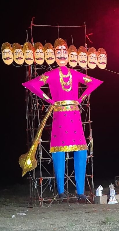 ములుగులో రావణాసుర వధకు ఏర్పాట్లు పూర్తి
