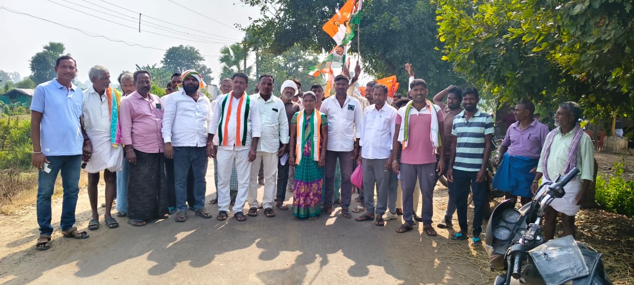 కాంగ్రెస్ పార్టీ సర్పంచ్ అభ్యర్థిగా సౌజన్య