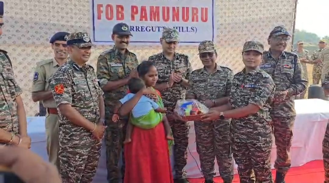 కర్రెగుట్టలపై సీఆర్పీఎఫ్ బేస్ క్యాంప్ ఏర్పాటు