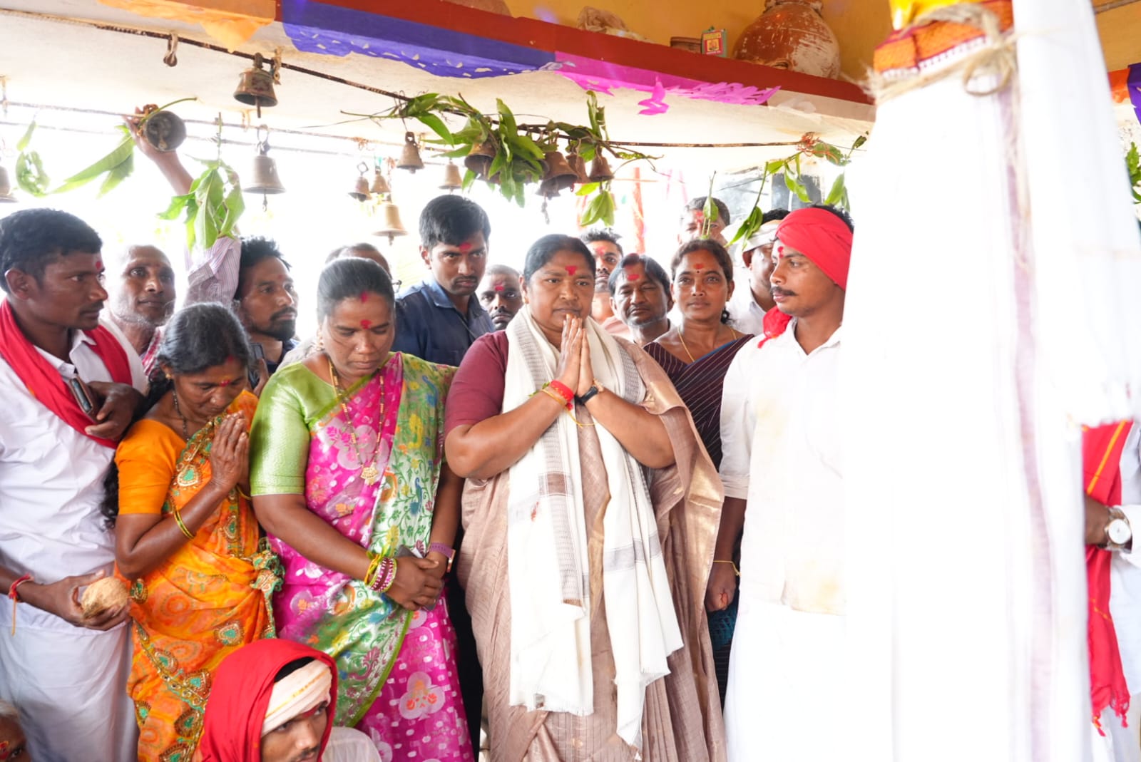 బాల కుమారస్వామి జాతరలో పాల్గొన్న రాష్ట్ర మంత్రి సీతక్క