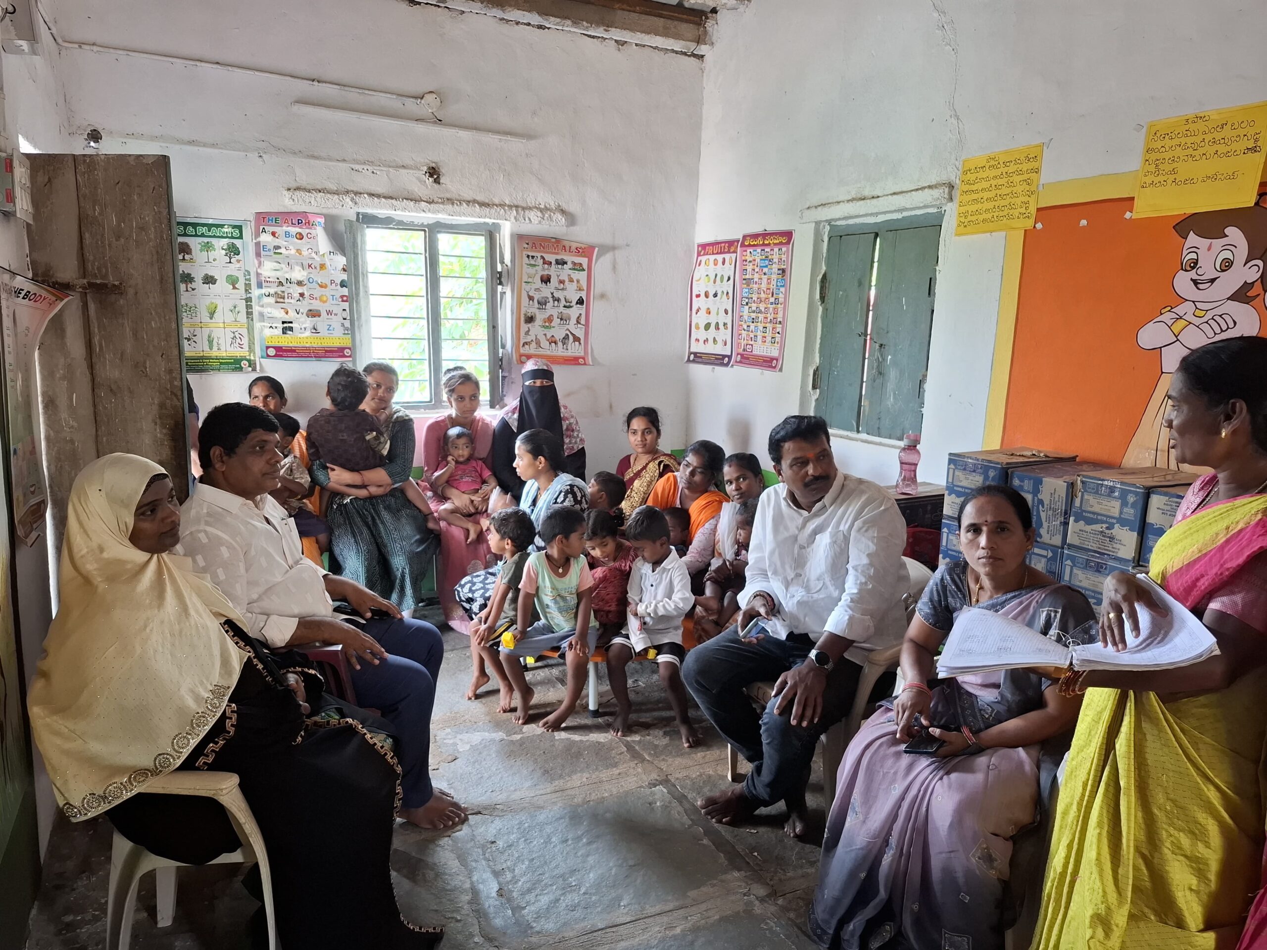 అంగన్వాడి కేంద్రాన్ని తనిఖీ చేసిన మున్సిపల్ వైస్ చైర్మన్