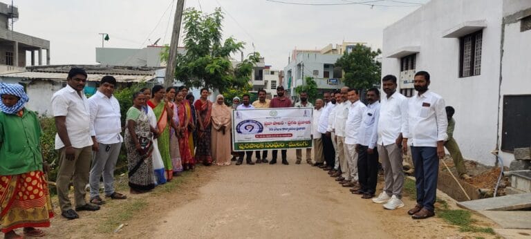 99 రోజుల ప్రణాళికలో పారిశుధ్య పనులు, అంగన్వాడీ తనిఖీలు