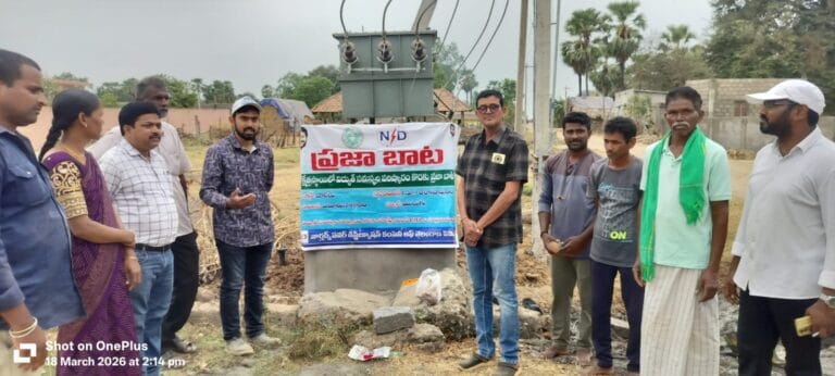 వాజేడులో నూతన 63 కేవీఏ ట్రాన్స్ఫార్మర్ ఏర్పాటు