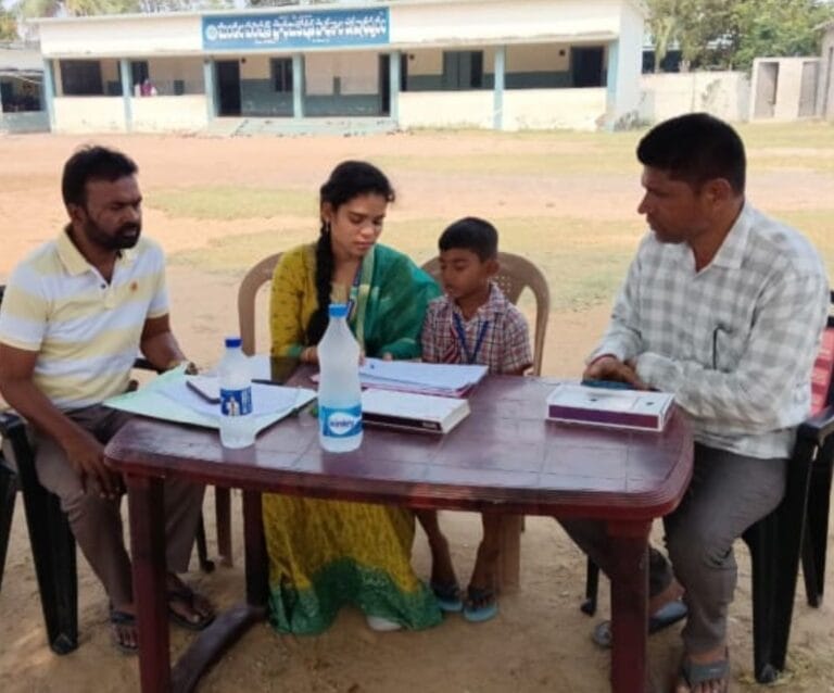 జగన్నాధపురం, చెరుకూరు పాఠశాలల్లో ఎఫ్‌ఎల్‌ఎస్ సర్వే