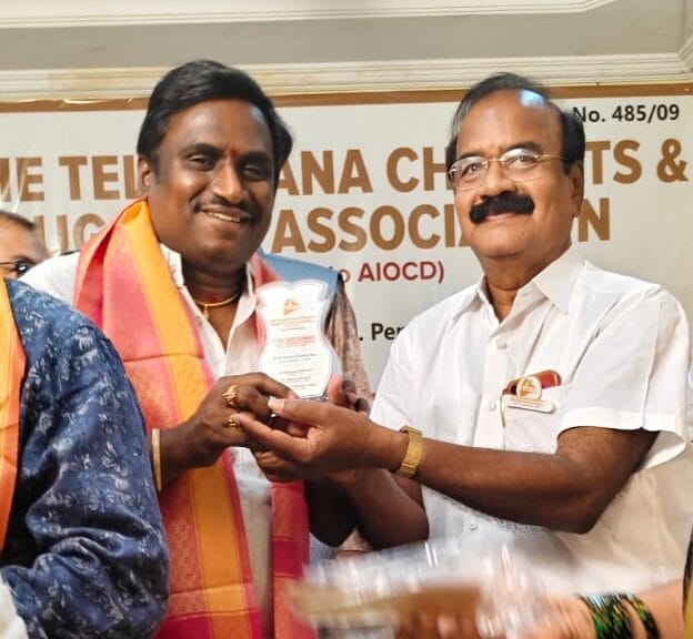 టీసీడీఏ రాష్ట్ర సంయుక్త కార్యదర్శిగా బచ్చు పూర్ణచంద్రరావు