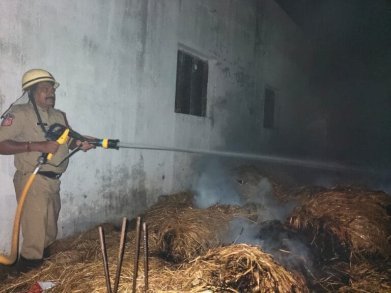 గడ్డివాము దగ్ధం.. రైతుకు తీవ్ర నష్టం..