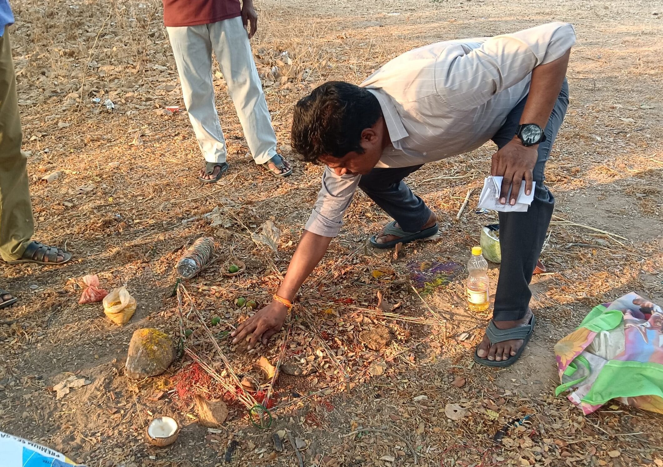 నాంచారమ్మ ఆలయంలో క్షుద్ర పూజల కలకలం..?